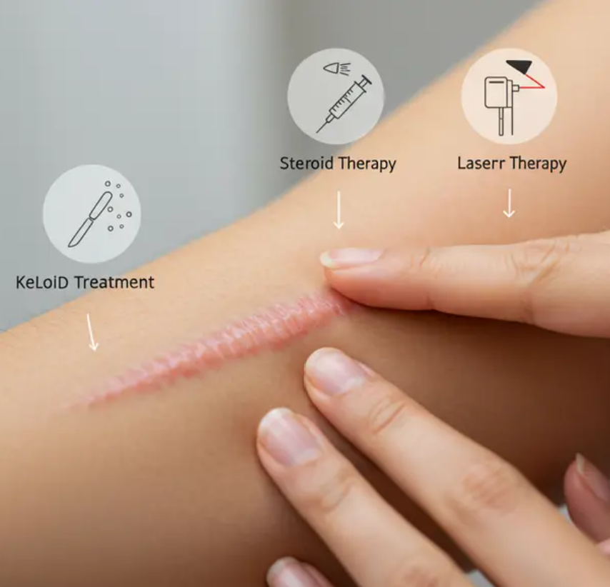 Acne & Scar Treatments — illustration