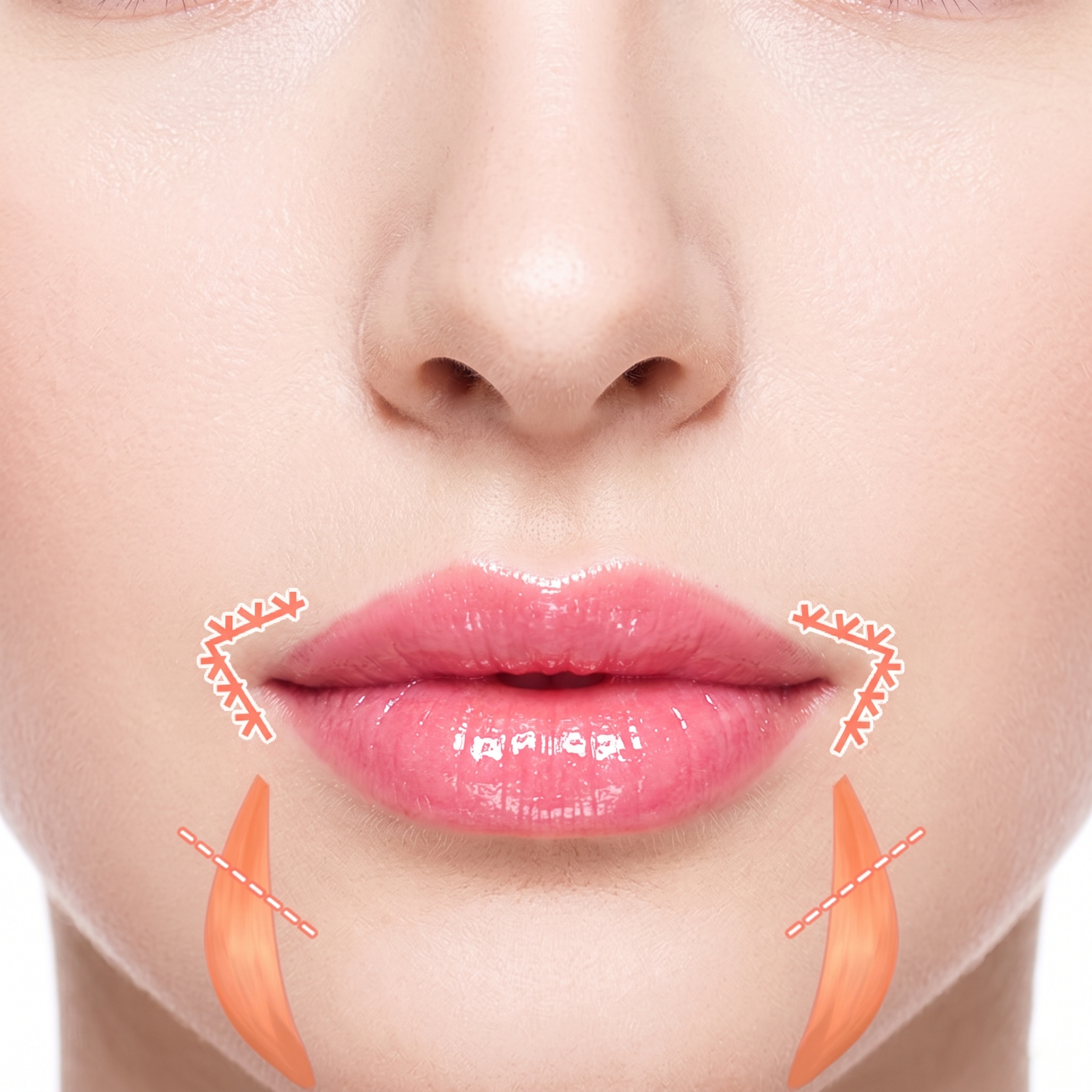 Corner Lip Lift — illustration