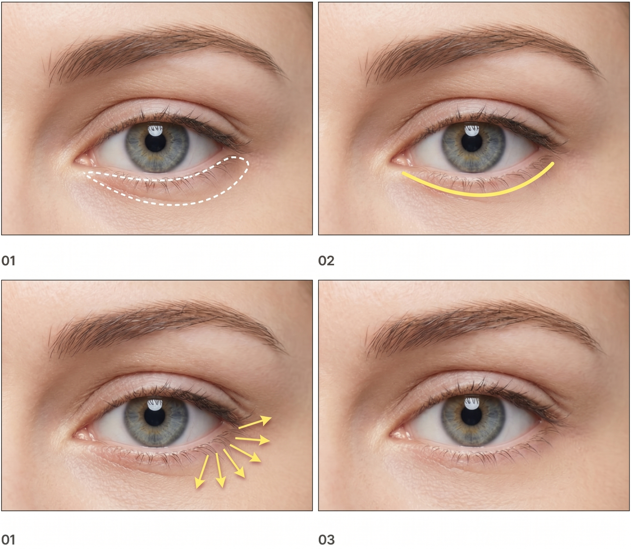 Lower Canthoplasty — illustration