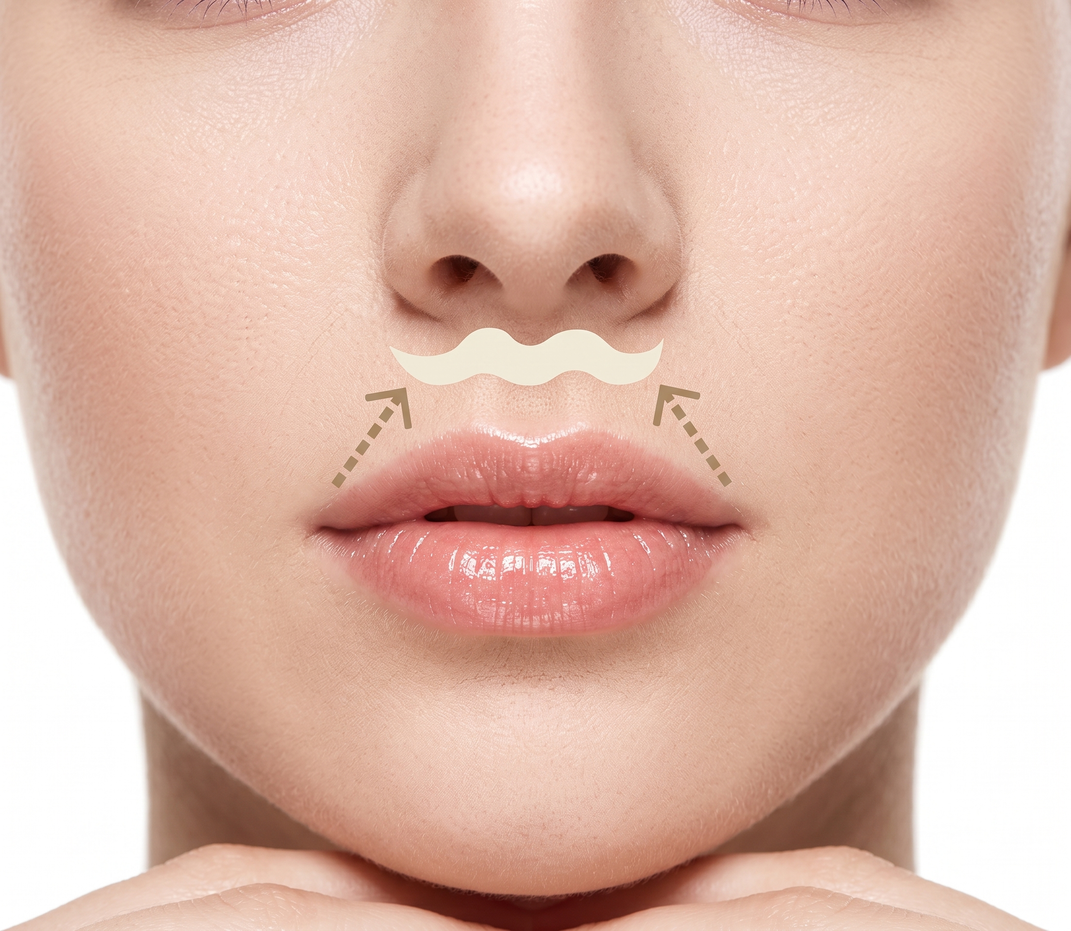 Philtrum Reduction — illustration
